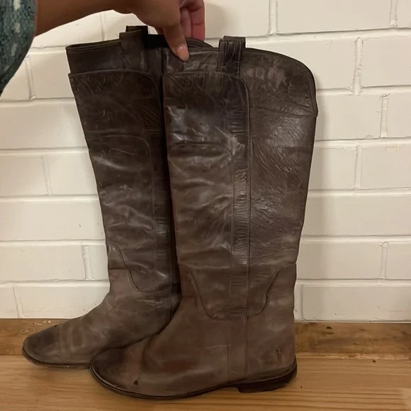 Gray Frye Riding Boot - Picture 2 of 6